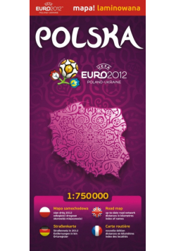 Polska 1:750 000 Euro 2012 mapa samochodowa laminowana