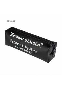 Piórnik jednokomorowy czarny - Znowu szkoła? ...