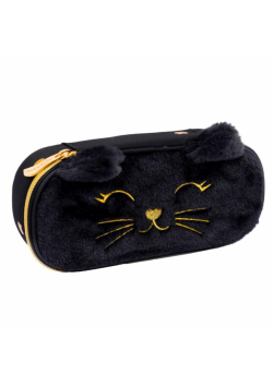 Piórnik Astrabag Fluffy Kitty Black AC6