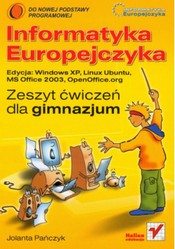 Informatyka Europejczyka Zeszyt ćwiczeń Edycja Windows XP