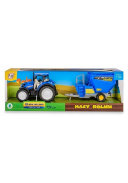 Traktor New Holland T5 z mieszalnikiem do paszy