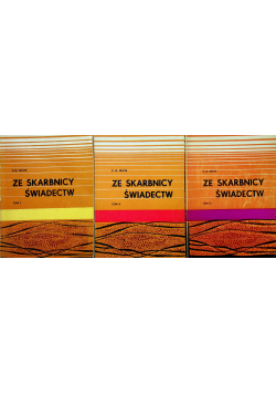 Ze skarbnicy świadectw 3 tomy