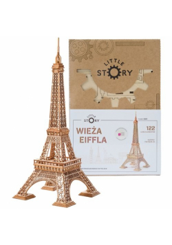 Little Story Drewniane Puzzle Model 3D - Wieża Eiffla