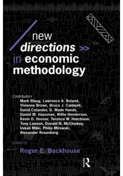 New Directions in Economic Methodology