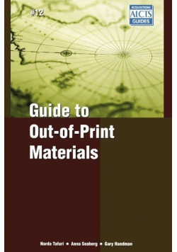 Guide to Out-of-Print Materials