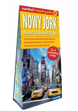Comfort! map&guide Nowy Jork. Manhattan 2w1 w.2025