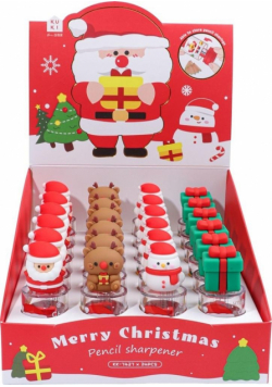 Temperówka pojedyncza Merry Christmas (24szt)
