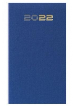 Kalendarz 2022 Tygodniowy Standard niebieski