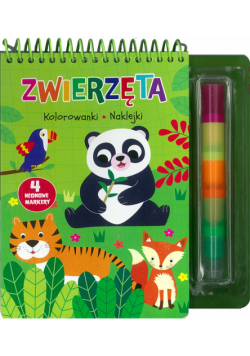 Zwierzęta Kolorowanki naklejki