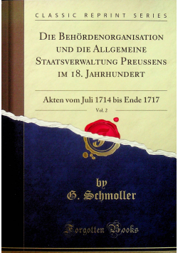 Die bechordenorganisation vol 2 reprint z 1898
