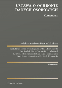 Ustawa o ochronie danych osobowych Komentarz