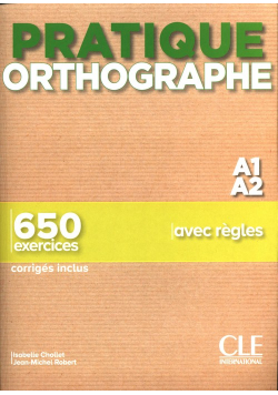 Pratique Orthographe A1/A2 Podręcznik + klucz