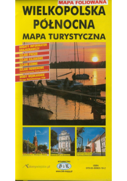 Wielkopolska Północna mapa turystyczna