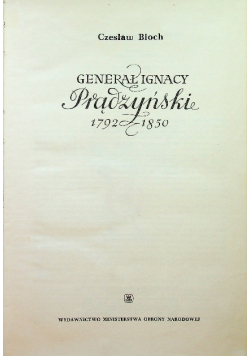 Generał Ignacy Prądzyński 1792 - 1850
