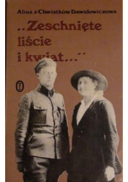 Zeschnięte liście i kwiat