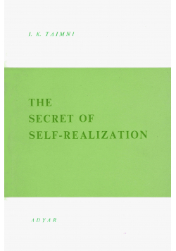 The secret of self realization
