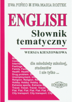 English: Słownik tematyczny wersja kieszonkowa