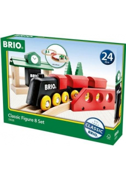Brio Klasyczna kolejka drewniana ósemka
