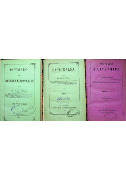 Pastoralna Tom I do III ok 1871 r.