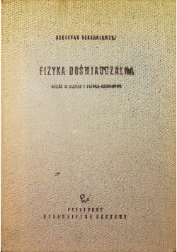 Fizyka doświadczalna Część II Ciepło i fizyka drobinowa