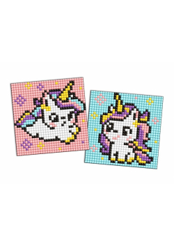 Diamentowa mozaika na magnesie IDEYKA 9x9 cm kids Jednorożce