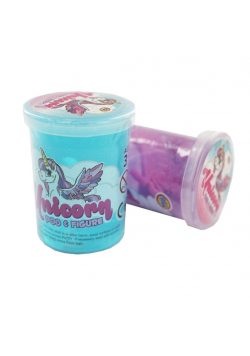 Slime Kupa jednorożca z brokatem i figurką mix