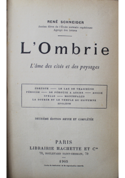 L Ombrie 1905 r.