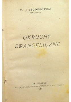 Okruchy ewangeliczne 1923 r