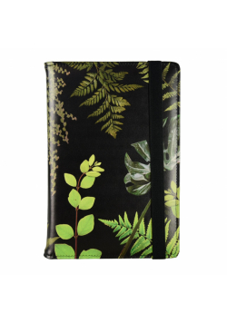 Kalendarz 2025 Botanic Black A5 dzienny wzorzysty z nadrukiem KD-25PR