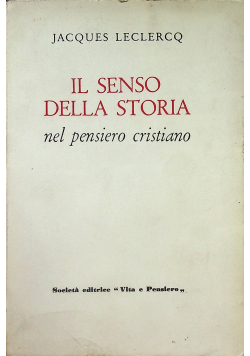Il Senso della storia nel pensiero cristiano