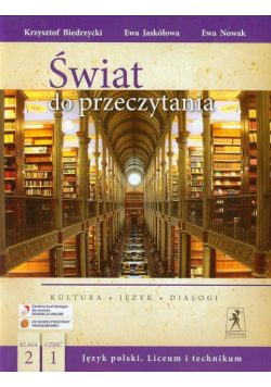 Nowak Ewa - Świat do przeczytania 2 Podręcznik Część 1