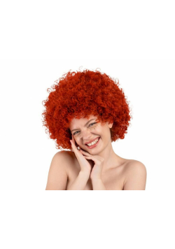 Peruka Afro ruda