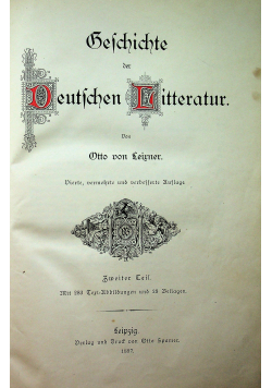 Geschichte der deutschen literatur 1897 r