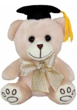 Maskotka Miś biret 15cm