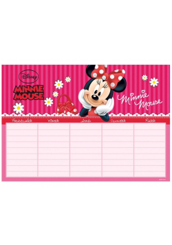 Plan lekcji Minnie (25szt) DERFORM