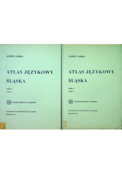 Atlas językowy śląska Tom II część 1 i 2