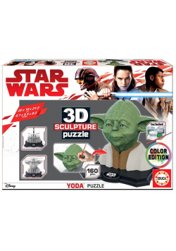 Puzzle 3D 160 Yoda (rzeźba do pomalowania) G3