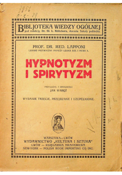 Hypnotyzm i spirytyzm ok 1913 r