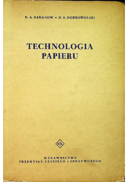 Technologia papieru