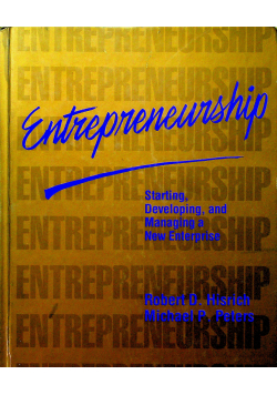 Entrepreneurship Starting developing plus dedykacja Hisricha