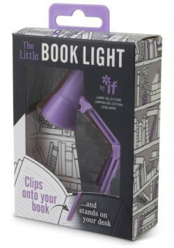 The Little Book Light Lampka do książki liliowa