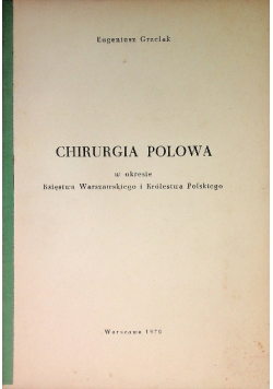 chirurgia polowa