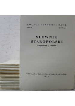 Słownik Staropolski 20 tomów