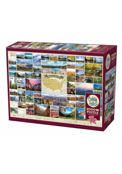 Puzzle 2000 Parki narodowe w Stanach Zjednoczonych