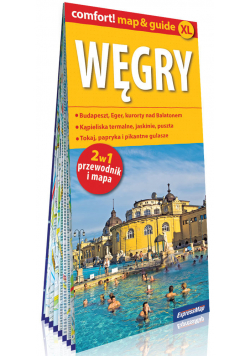 Węgry laminowany 2w1 przewodnik i mapa
