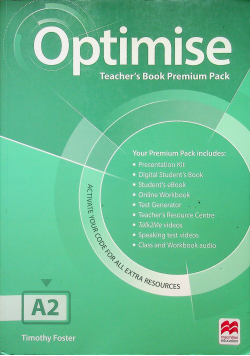 Optimise Teachers Book Premium Pack