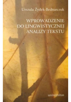 Wprowadzenie do lingwistycznej analizy tekstu