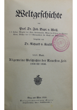 Allgemeine geschichte der neuesten zeit 1916 r.