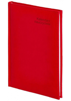 Kalendarz nauczyciela B5 2021/2022 tyg. czerwony
