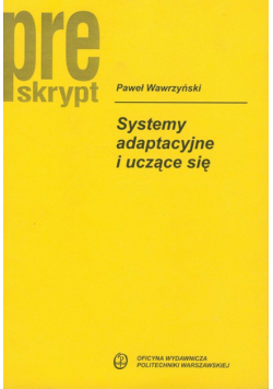 P. - Systemy adaptacyjne i uczące się